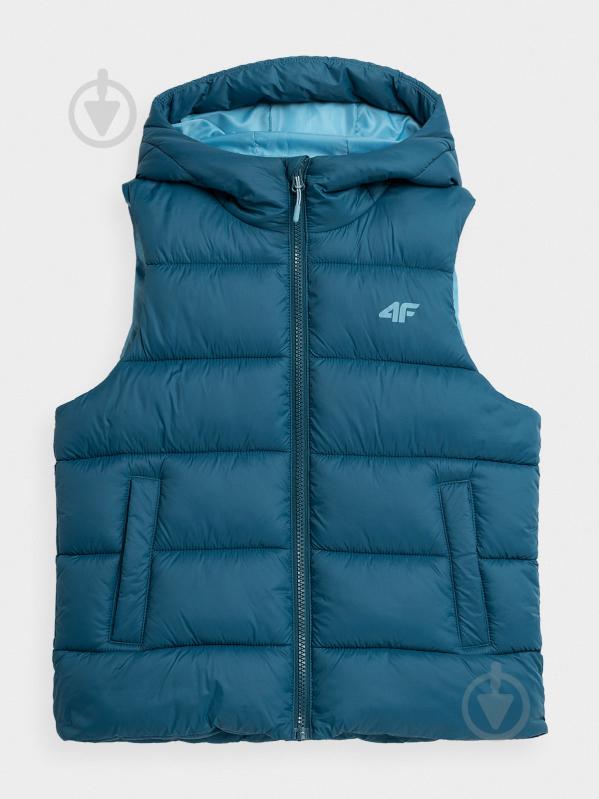 Жилет 4F DOWN JACKET M112 4FJAW22TDJAM112-35S зеленый - фото 1