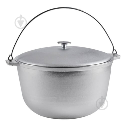 Казан похідний Talko ø300 мм 200 мм 8 л з кришкою - фото 3