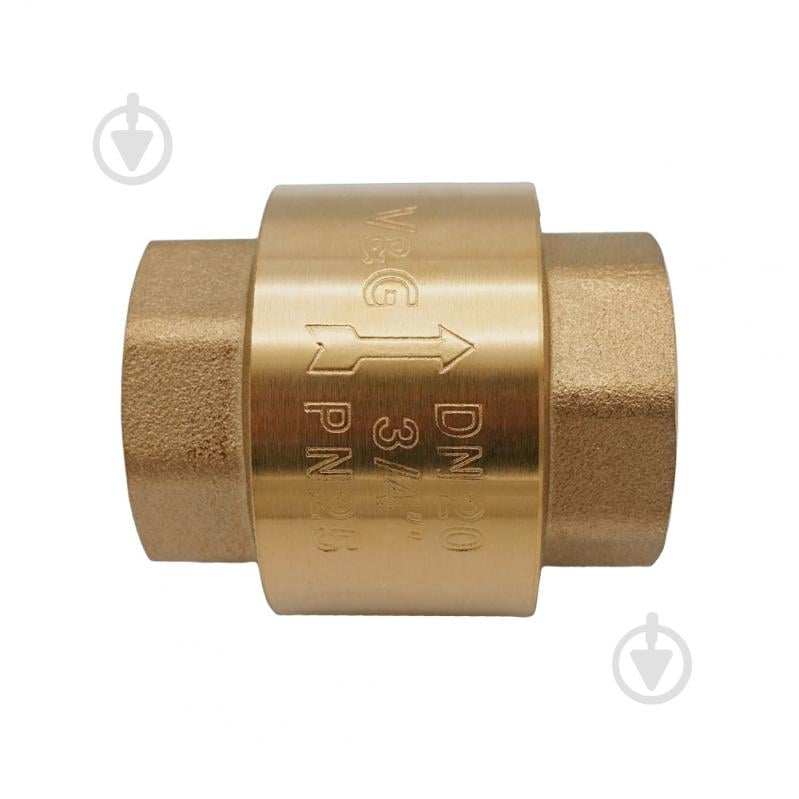 Клапан обратный V&G VALOGIN 3/4" с латунным штоком VG-401102 - фото 3