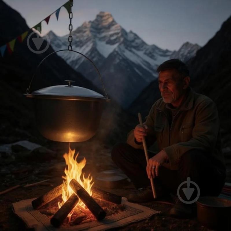 Казан походный Talko ø320 мм 230 мм 10 л с крышкой - фото 9 Казан походный Talko ø320 мм 230 мм 10 л с крышкой - фото 9