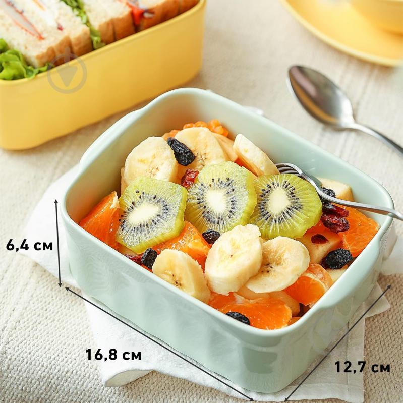 Ланч-бокс BUYDEEM керамический 810 мл Cozy Greenish (CT1006-CG) - фото 7