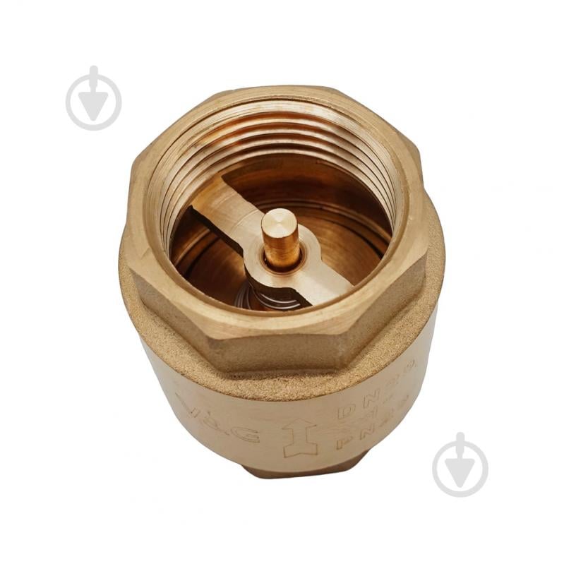 Клапан обратный V&G VALOGIN 1" с латунным штоком VG-401103 - фото 2