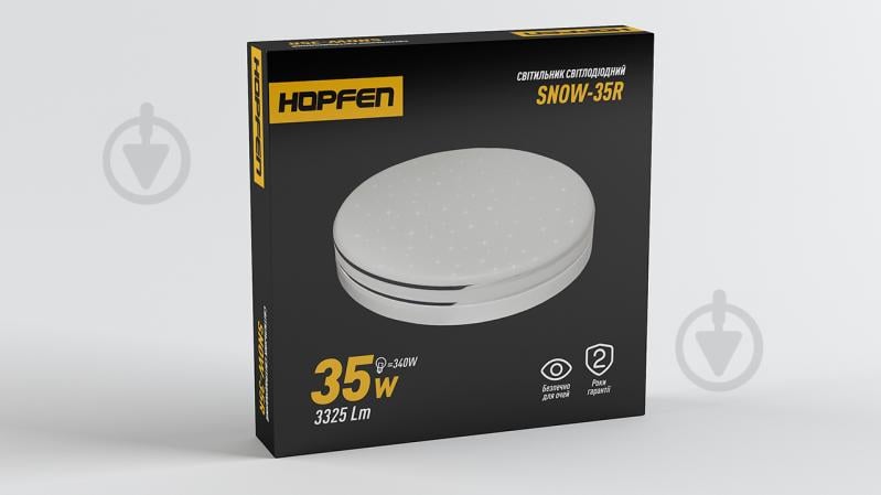 Светильник светодиодный Hopfen SNOW-35R 35 Вт белый 4500 К SNOW-35R 35W 4500K - фото 3