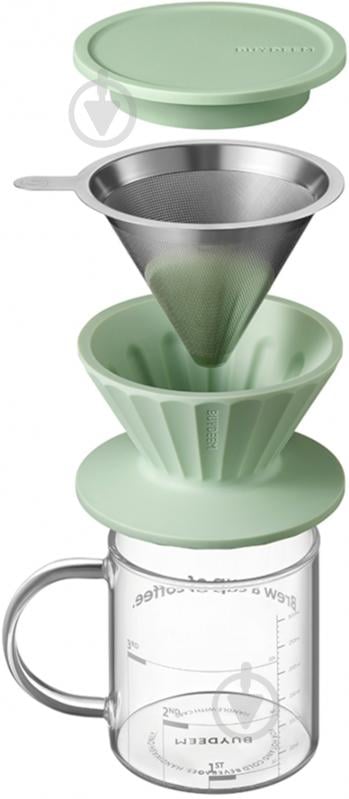 Чайник заварочный BUYDEEM 350 мл зеленый CD1024-CG - фото 2 Чайник заварочный BUYDEEM 350 мл зеленый CD1024-CG - фото 2