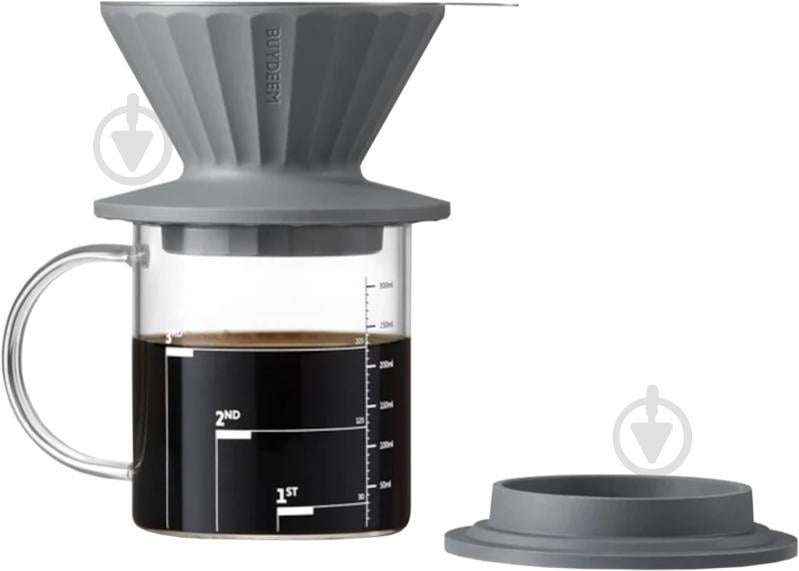 Набір BUYDEEM Пуровер CD1024 Ink Grey (CD1024-IG) - фото 1 Набір BUYDEEM Пуровер CD1024 Ink Grey (CD1024-IG) - фото 1