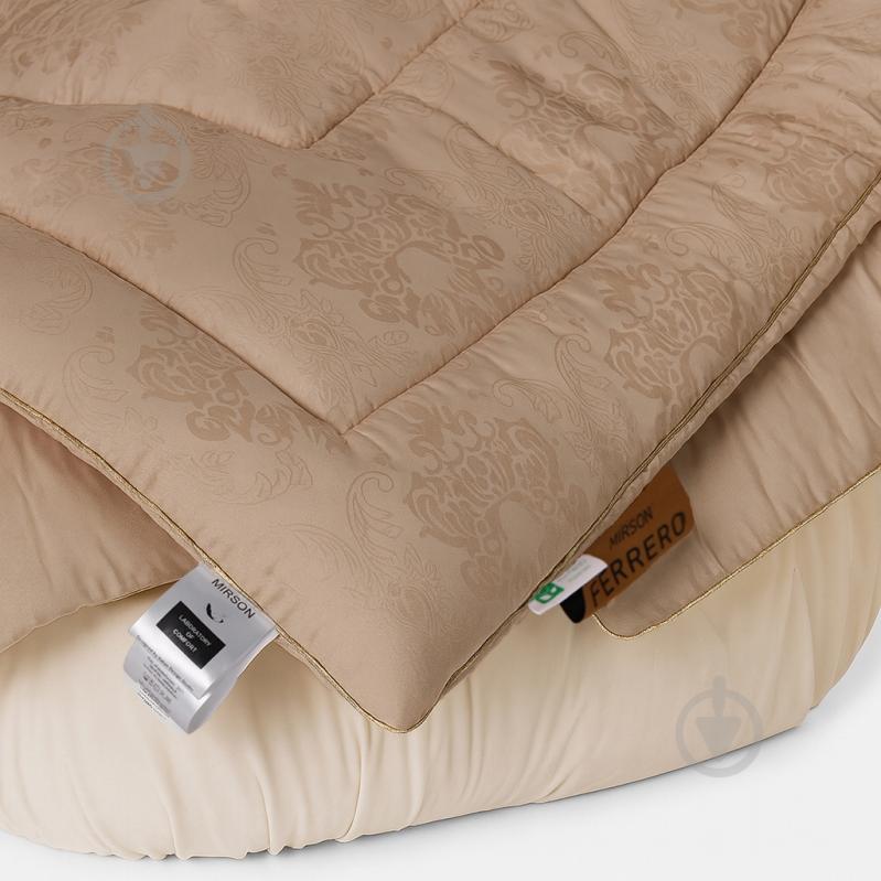 Ковдра бамбукова №1569 Ferrero Gold BamBoo літо 220x240 см MirSon бежево-коричневий - фото 1 Ковдра бамбукова №1569 Ferrero Gold BamBoo літо 220x240 см MirSon бежево-коричневий - фото 1