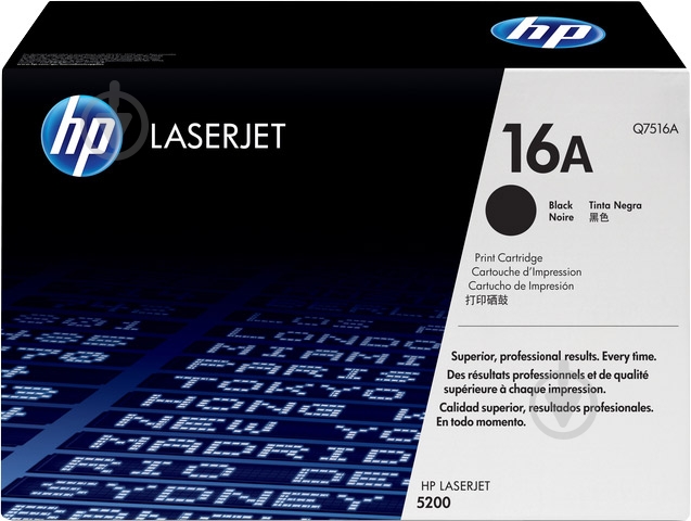 Картридж HP 16A Black Q7516A черный Q7516A - фото 1 Картридж HP 16A Black Q7516A черный Q7516A - фото 1