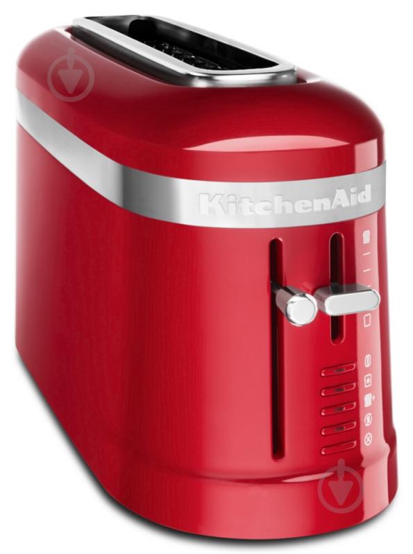 Тостер KitchenAid 5KMT3115EER DESIGN на 2 тоста 1 длинный красный слот - фото 1