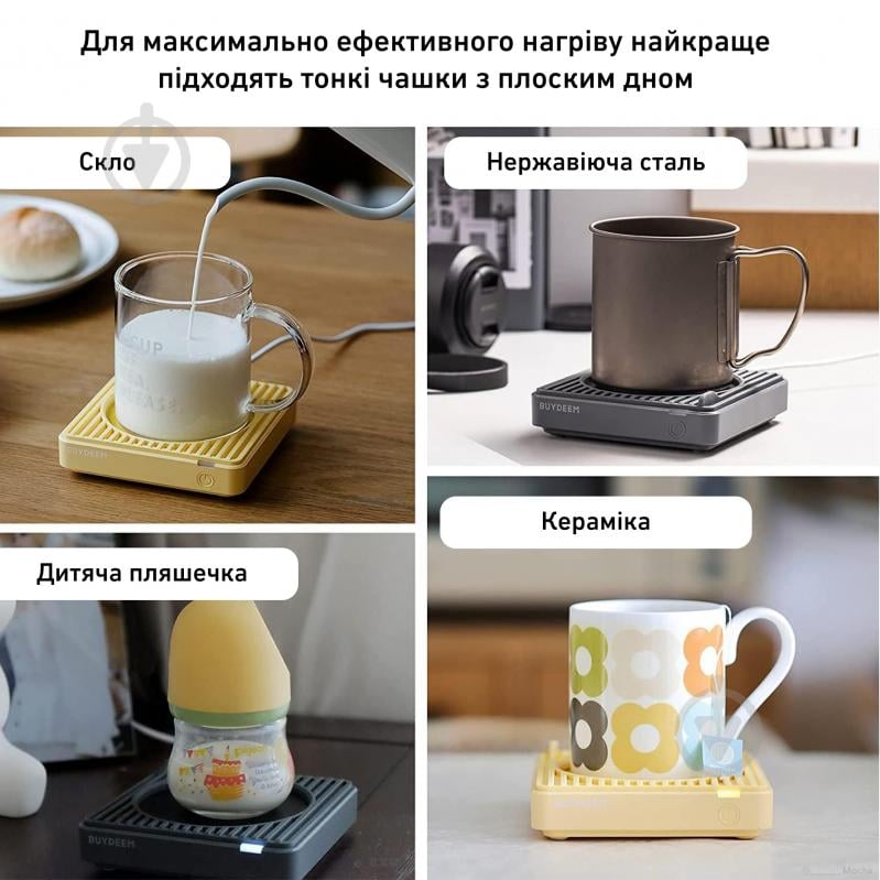 Подставка для подогрева BUYDEEM Mellow Yellow зеленый OA2001-MY - фото 10 Подставка для подогрева BUYDEEM Mellow Yellow зеленый OA2001-MY - фото 10