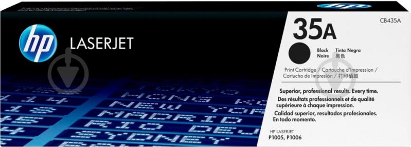 Картридж HP  35A Black CB435A черный CB435A - фото 1