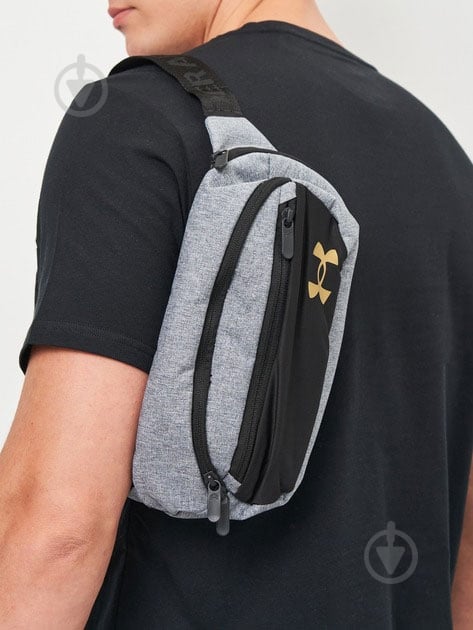 Сумка-бананка Under Armour UA Flex Waist Bag 1364190-012 grey - фото 6