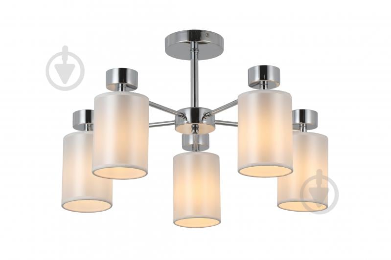 Люстра WunderLicht Suite 40 Вт E14 хром/білий OM8832-45 - фото 1 Люстра WunderLicht Suite 40 Вт E14 хром/білий OM8832-45 - фото 1