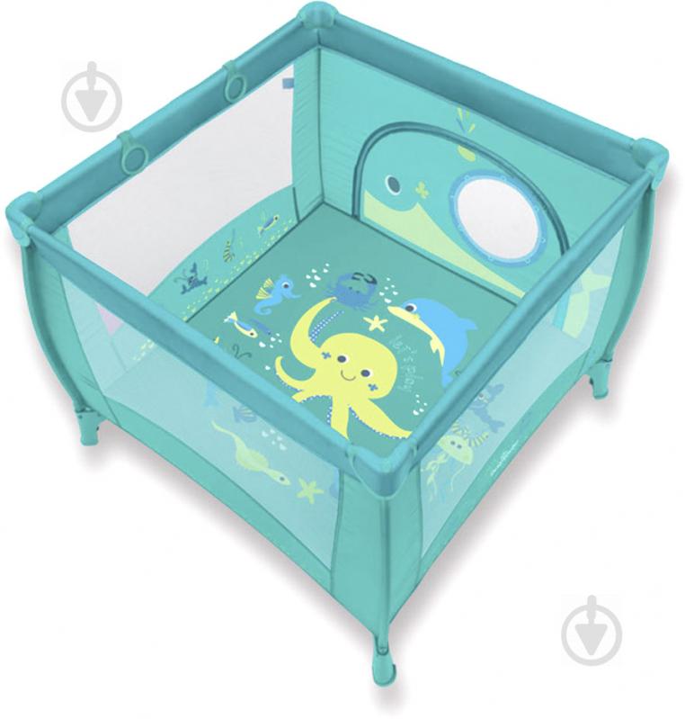 Манеж Baby Design Design Play Up 05 Turquoise 299940 - фото 1