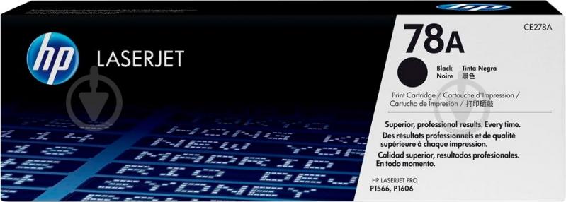 Картридж HP  78A Black CE278A черный CE278A - фото 1