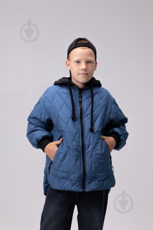 Куртка дитяча унісекс JOIKS р.146 синій CKD-64/e - фото 3