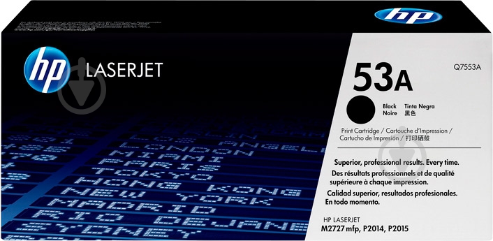 Картридж HP  53A Black Q7553A черный Q7553A - фото 1