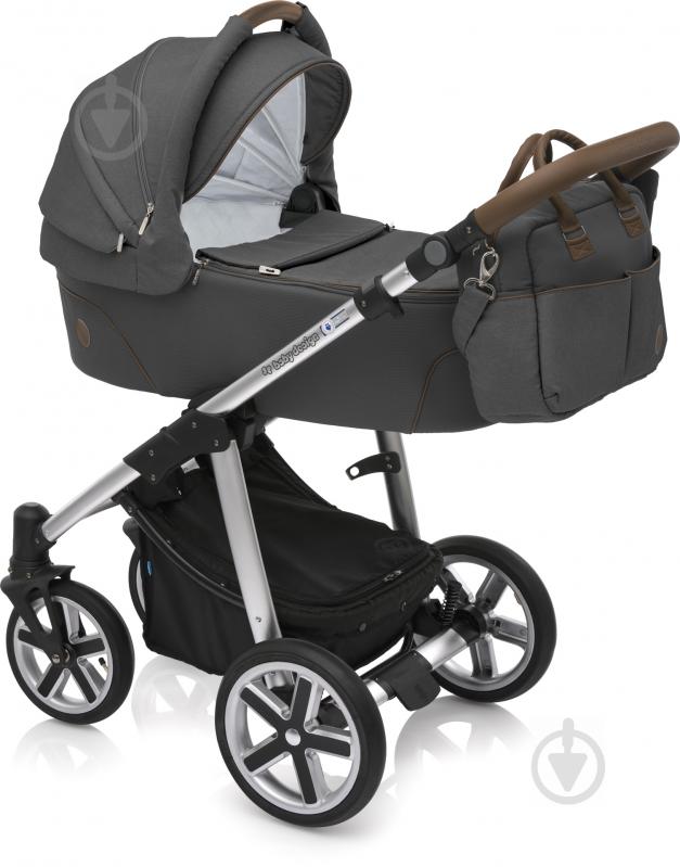 Коляска универсальная 2 в 1 Baby Design Dotty 2019 17 Graphite 294075 - фото 1