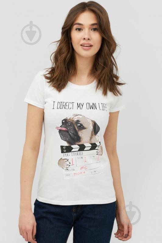 Футболка YAPPI Basic 1702234 р.M белый - фото 2