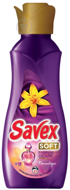 Кондиционер-ополаскиватель Savex Savex Soft ROMANTIQUE 0,9 л - фото 1