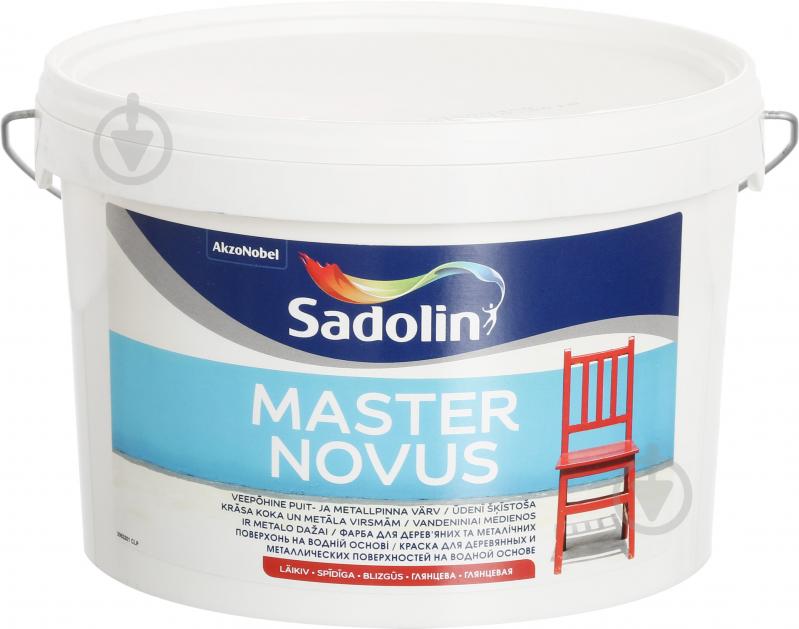 Фарба Sadolin Master Novus 70 BW білий глянець 2,5 л - фото 1