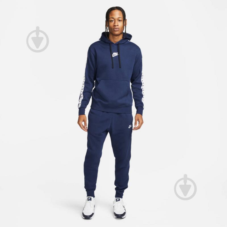 Спортивный костюм Nike CLUB FLC GX HD TRK SUIT DM6838-411 р. XL синий - фото 1