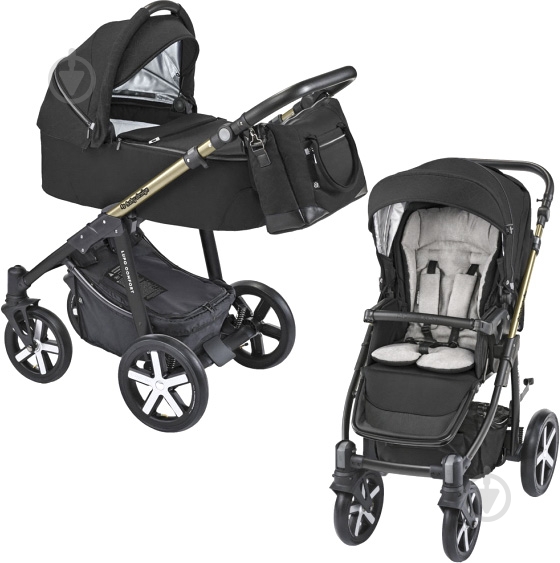 Коляска універсальна 2 в 1 Baby Design Design Lupo Comfort Limited 12 Black 201363 - фото 3