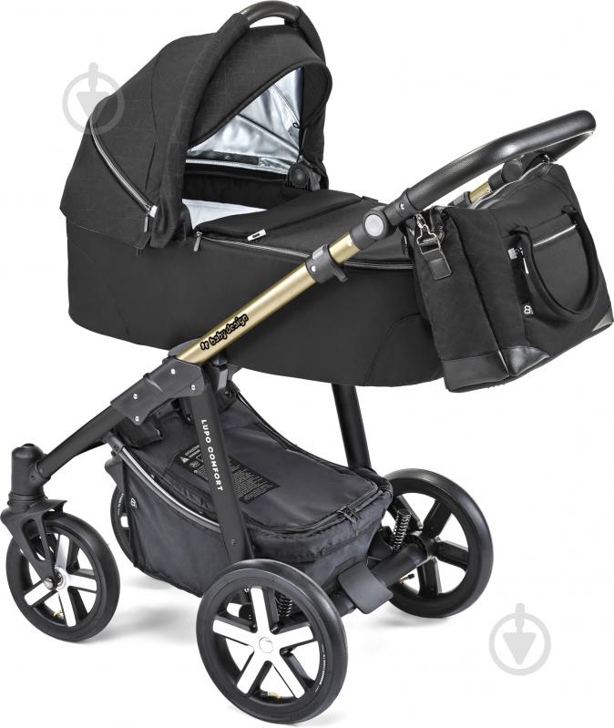 Коляска універсальна 2 в 1 Baby Design Design Lupo Comfort Limited 12 Black 201363 - фото 1