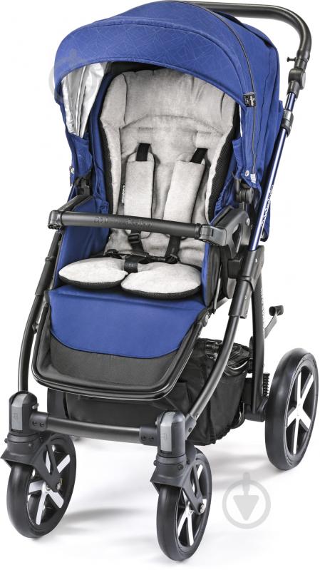 Коляска універсальна 2 в 1 Baby Design Design Lupo Comfort Limited 13 Navy Blue 201370 - фото 2