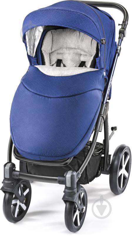 Коляска універсальна 2 в 1 Baby Design Design Lupo Comfort Limited 13 Navy Blue 201370 - фото 3