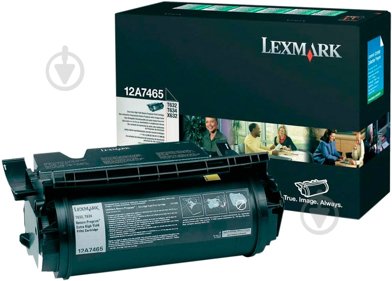 Картридж Lexmark 12A7465 black - фото 1