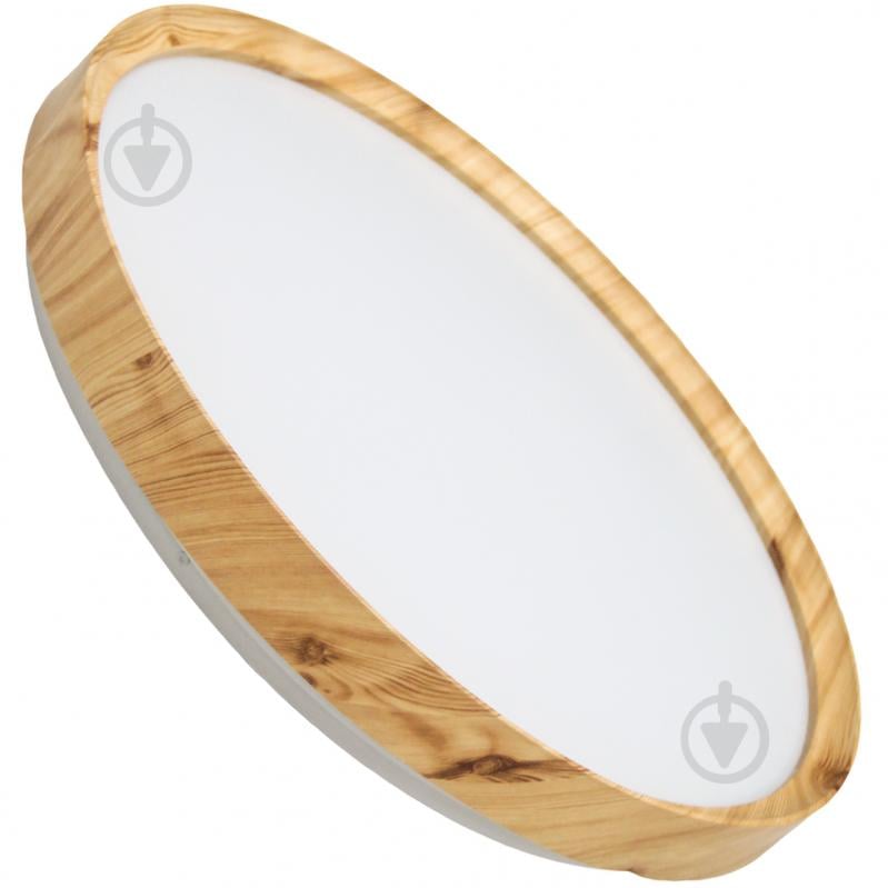 Світильник світлодіодний Eurolamp Deco Wood Ring 30 Вт білий 4000 К LED-NLR-30W-T7 - фото 2