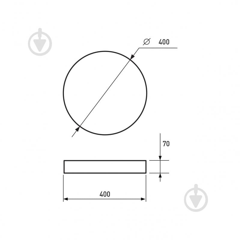 Світильник світлодіодний Eurolamp Deco Wood Ring 30 Вт білий 4000 К LED-NLR-30W-T7 - фото 3