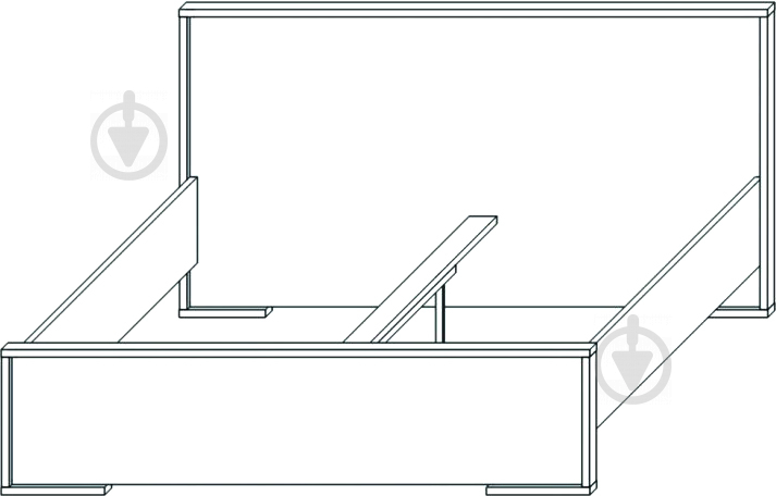 УЦІНКА! Ліжко VMV Holding Erden 160X200 СМ БІЛИЙ (УЦ №14) - фото 2