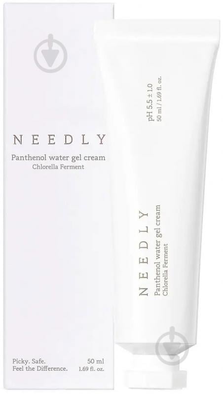 Крем для лица день-ніч Needly успокаивающий с пантенолом Panthenol Water Gel Cream 50 мл - фото 1