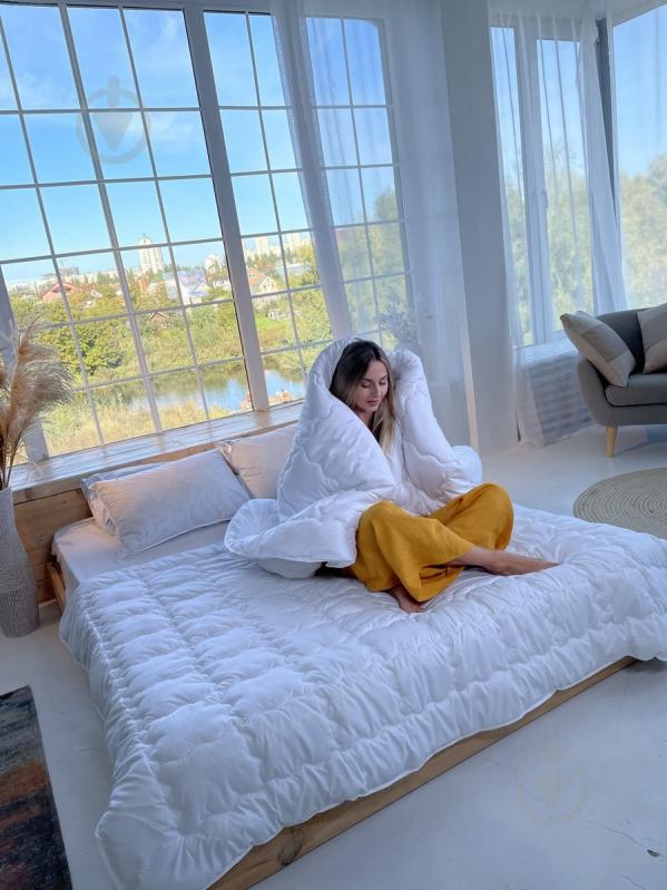 Ковдра силіконова Ніжність 155x210 см Emily білий - фото 6 Ковдра силіконова Ніжність 155x210 см Emily білий - фото 6