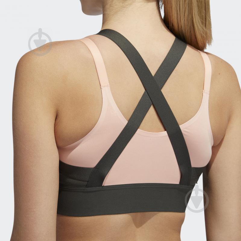 Бра Adidas AM LAYERED BRA DZ6089 р.S зелений - фото 7