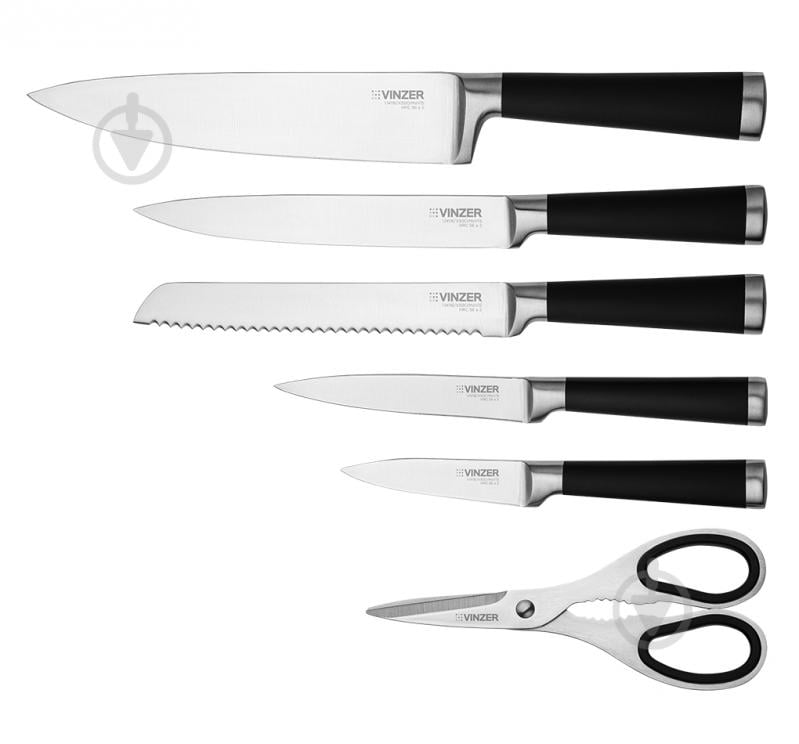 Набор ножей в колоде Vinzer Falcon 7 предметов 89122 - фото 2