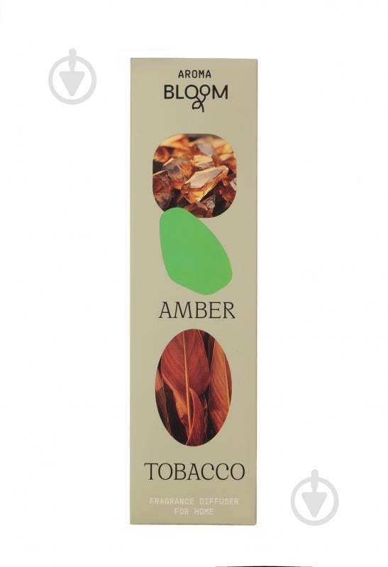 Аромадиффузор с палочками Aroma Bloom Amber Tobacco 100 мл - фото 2 Аромадиффузор с палочками Aroma Bloom Amber Tobacco 100 мл - фото 2