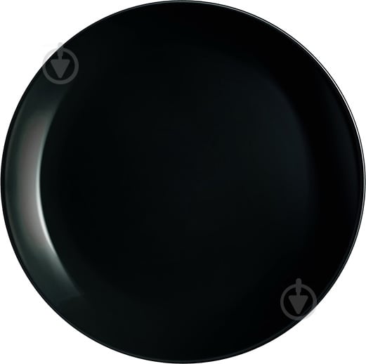 Тарілка обідня Diwali Black 25 см P0867 Luminarc - фото 1