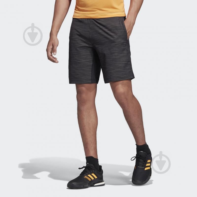 Шорты Adidas NY MELNGE SHORT DZ6221 р. M черный - фото 3