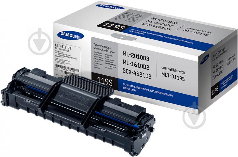 Картридж Samsung MLT-D119S/SEE black - фото 2