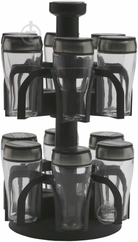 Набір для спецій Vinzer 89269 13 предметів двохярусий - фото 1 Набір для спецій Vinzer 89269 13 предметів двохярусий - фото 1