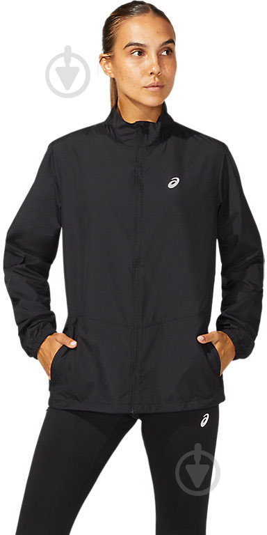 Ветровка женская Asics CORE JACKET 2012C341-001 р.XS черная - фото 1