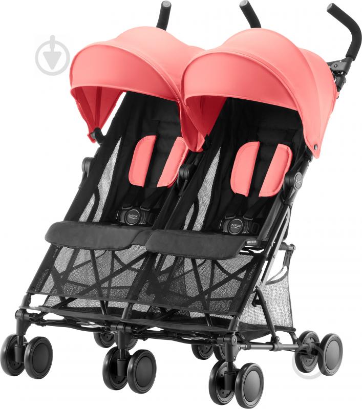 Коляска прогулочная Britax Holiday Double Coral Peach 2000029305 - фото 1