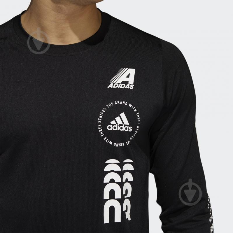 Футболка Adidas MOTO LS TEE DZ7365 р.L черный - фото 8