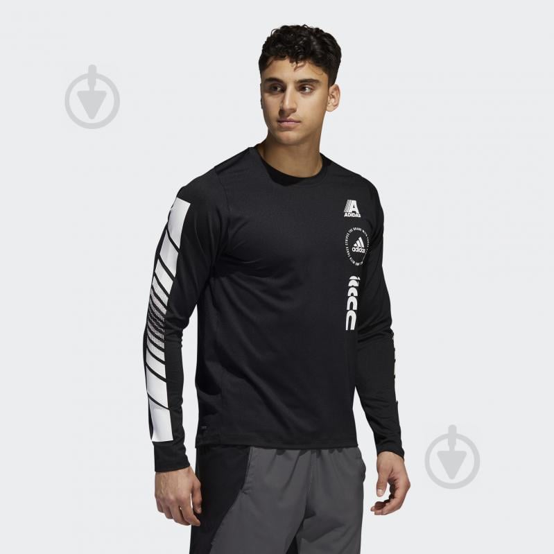 Футболка Adidas MOTO LS TEE DZ7365 р.L черный - фото 4