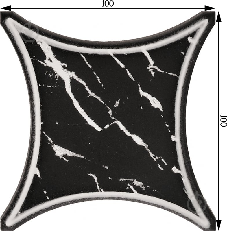 Плитка Атем TEXAS 1 BK 10x10 - фото 3 Плитка Атем TEXAS 1 BK 10x10 - фото 3