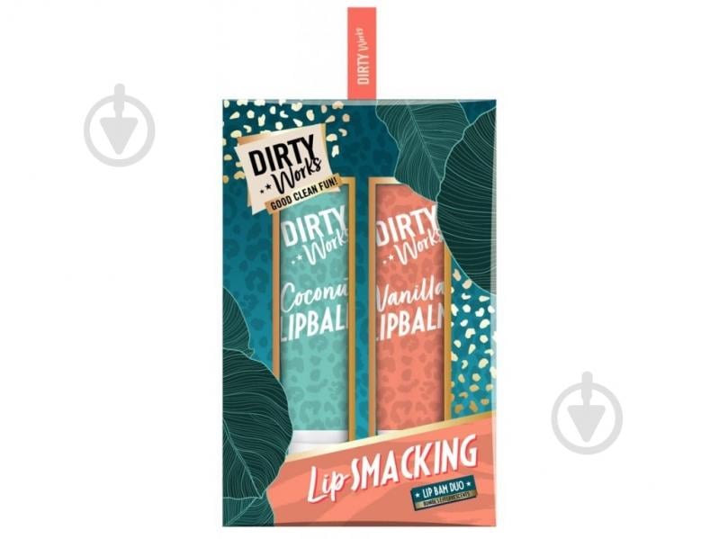 Набір бальзамів для губ Dirty Works Lip Smacking Balm Duo - фото 1