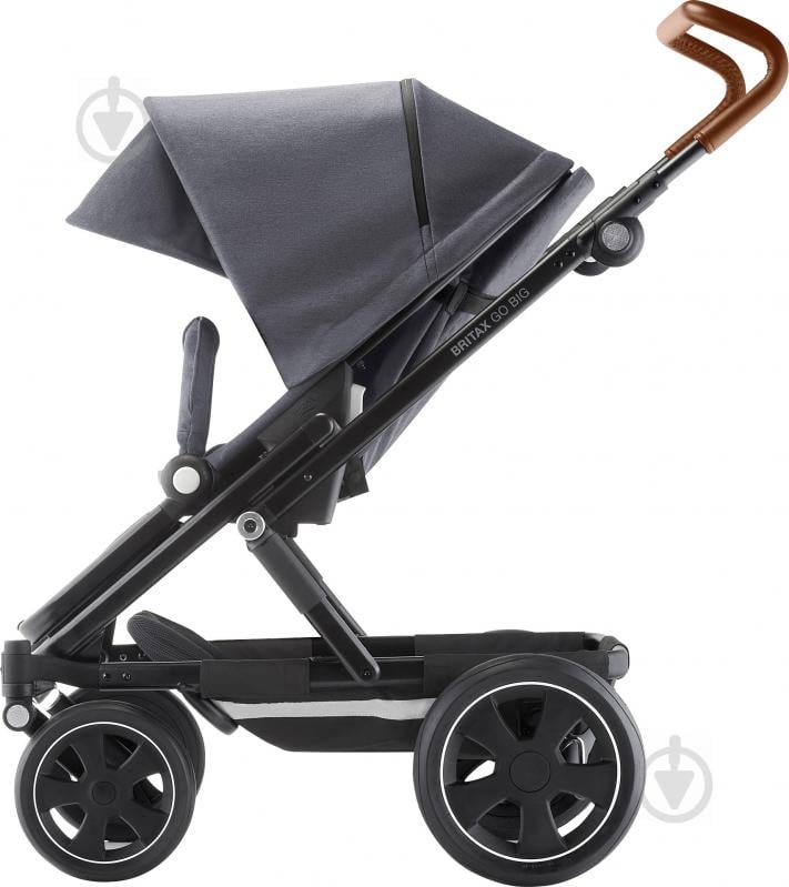 Коляска прогулочная Britax GO BIG 2 Graphite Melange/Cognac/Black 2000031045 - фото 5