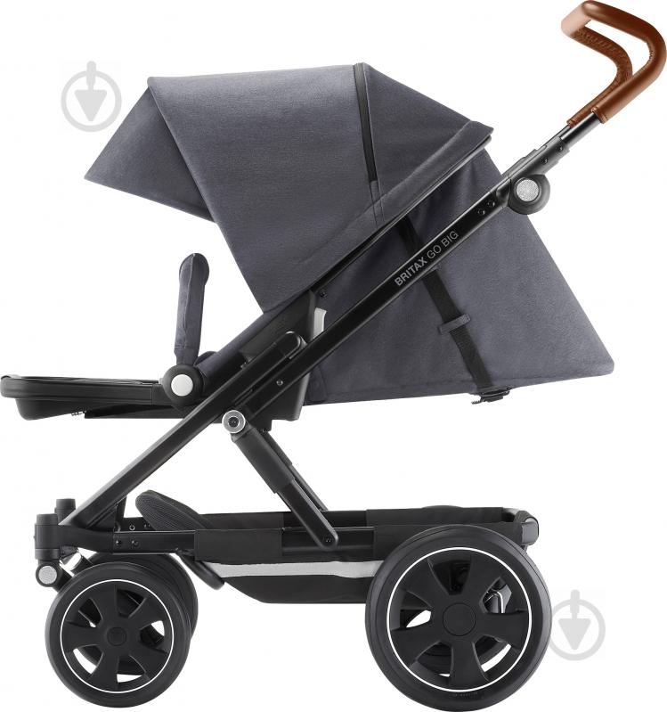 Коляска прогулочная Britax GO BIG 2 Graphite Melange/Cognac/Black 2000031045 - фото 7